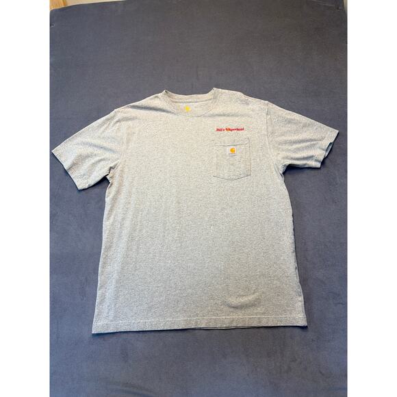 Carhartt Other - Carhartt Men's Original Fit Heavyweight Short-Sleeve Pocket T-Shirt Gray L Logo
